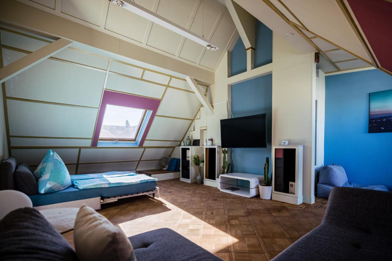 Rooftop Penthouse Karlsruhe Buitenkant foto