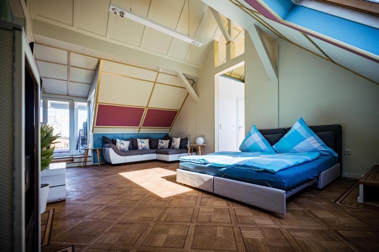Rooftop Penthouse Karlsruhe Buitenkant foto