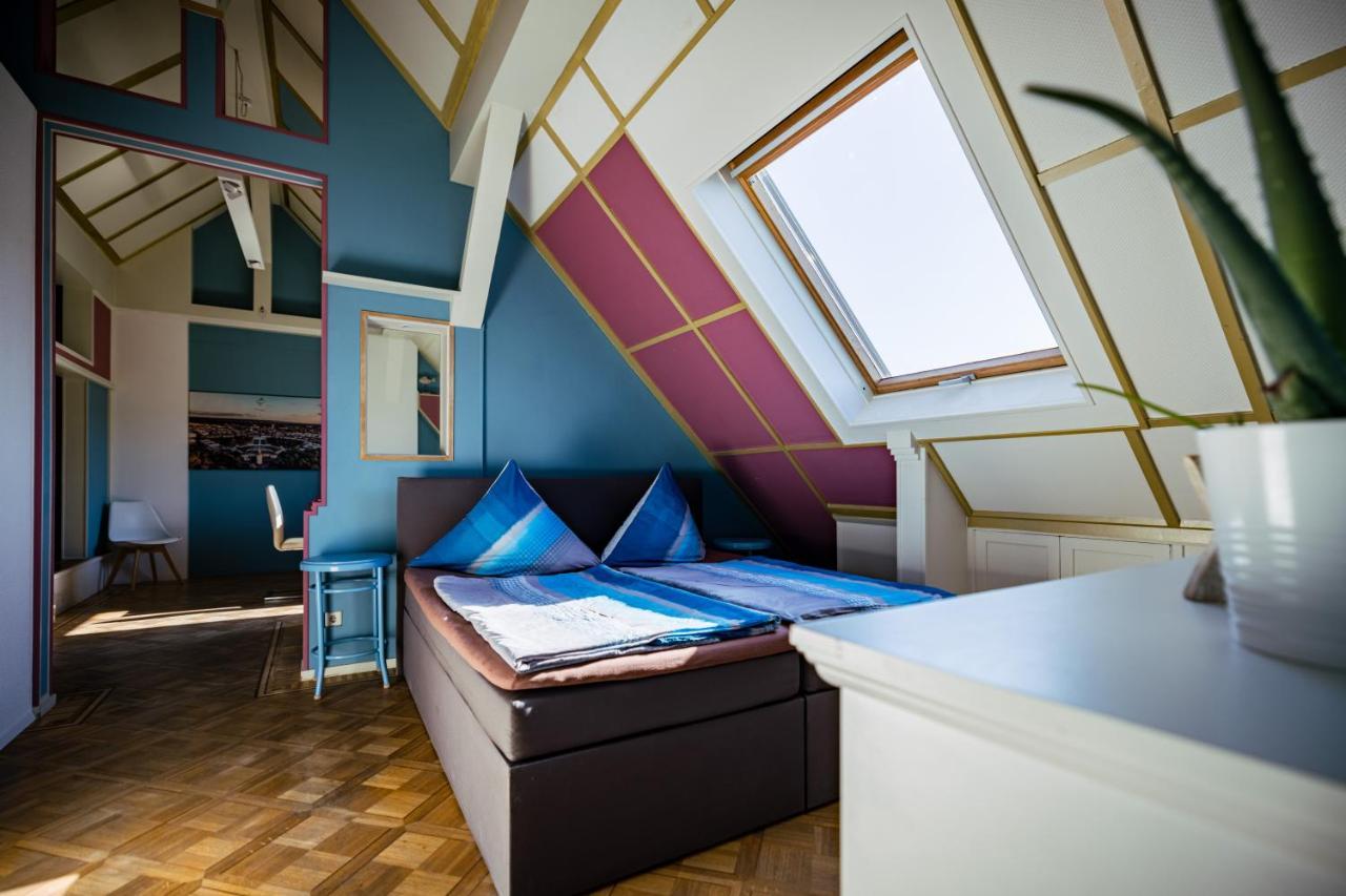 Rooftop Penthouse Karlsruhe Buitenkant foto