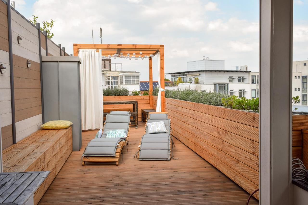 Rooftop Penthouse Karlsruhe Buitenkant foto